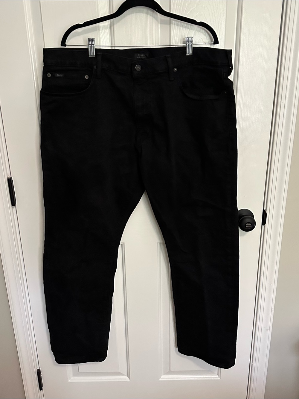 Polo Ralph Lauren Men’s Hampton Relaxed Straight Black Jeans - Size 40x32”